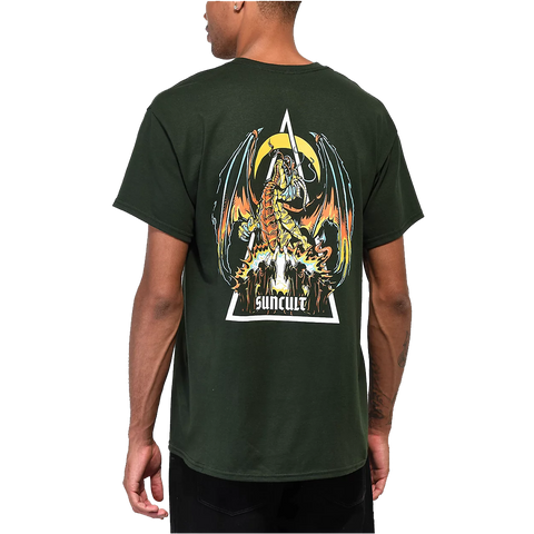 DRAGON WORSHIP T-Shirt (DARK GREEN)