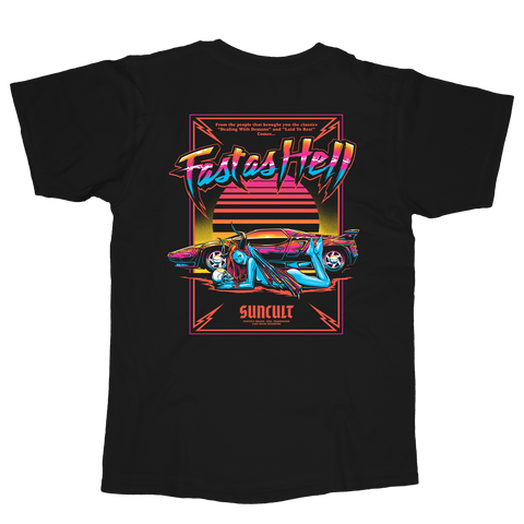 FAST AS HELL T-Shirt In Black