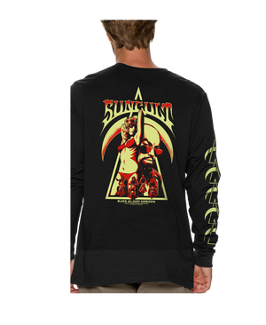 Open image in slideshow, BLACK AUGUST Longsleeve T-Shirt
